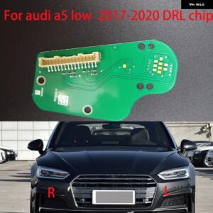 アウディ 白色光 A5 2017-2020 車低 ヘッドライト DRL チップ バラスト チップ回路基板光源ボードマイクロチップ - 2X A pair