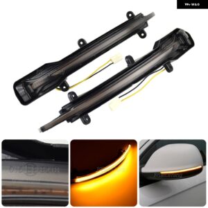 アウディ ダイナミックウィンカー LED サイドバックミラー インジケーター ウインカー リピーター ライト Q5 SQ5 8R 2010-2017 Q7 フェイスリフト 2010-2015 - Dynamic Yellow