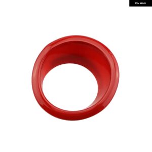 ジープ イグニッション キースイッチカバー コンパス 2017-2020 スタート ボタン リング装飾 ステッカー インテリア アクセサリー - red