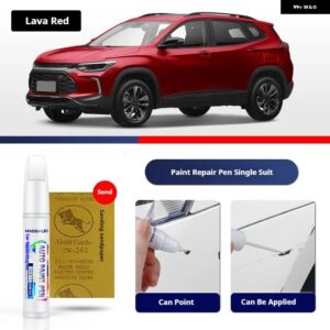 シボレー トラック スペイントペン用品 アクセサリー ペイントスクラッチ修復 スクラッチリムーバーペイントリペアセット - Lava Red