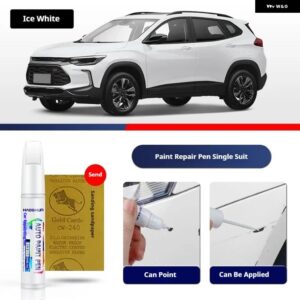 シボレー トラック スペイントペン用品 アクセサリー ペイントスクラッチ修復 スクラッチリムーバーペイントリペアセット - Ice White