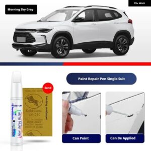 シボレー トラック スペイントペン用品 アクセサリー ペイントスクラッチ修復 スクラッチリムーバーペイントリペアセット - Morning Sky Gray