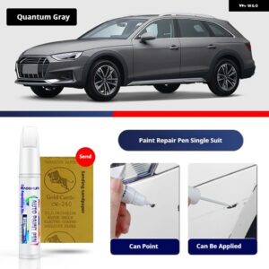 アウディ A4 ペイントペン極性ホワイトスペースグレー アクセサリー 塗装リペア スクラッチリムーバー - Quantum Gray