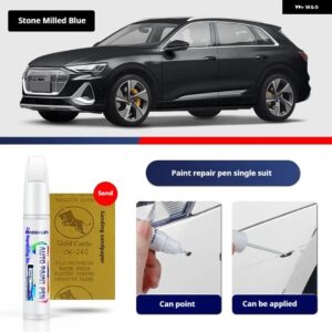 アウディ E-TRON 自動車用品 アクセサリー ペイントスクラッチリペアタッチアップペイント スクラッチリムーバー スクラッチレム - Stone Milled Blue