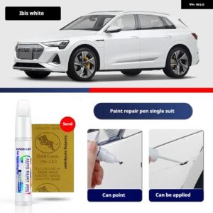 アウディ E-TRON 自動車用品 アクセサリー ペイントスクラッチリペアタッチアップペイント スクラッチリムーバー スクラッチレム - Ibis White