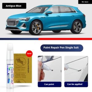アウディ E-TRON 自動車用品 アクセサリー ペイントスクラッチリペアタッチアップペイント スクラッチリムーバー スクラッチレム - Antigua Blue