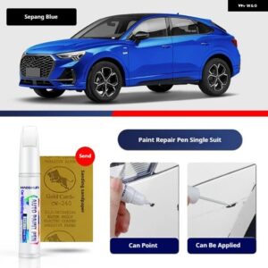 アウディ Q3 スポーツバックペイントペン用品 アクセサリー ペイントスクラッチ修復 スクラッチリムーバーペイントリペアセット - Sepang Blue