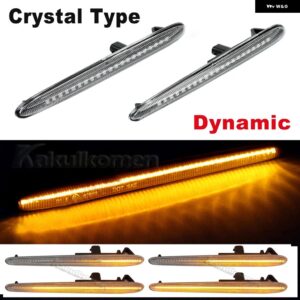 アルファロメオ 1ペア ダイナミック LED 矢印サイドマーカーウィンカーウインカー流れる光 ジュリエッタ ヴェローチェ TI スプリント 2010-2021 - Crystal