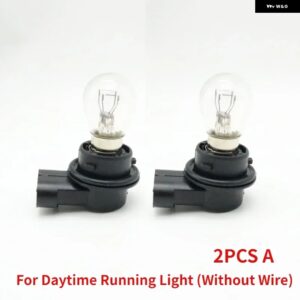 ジープ フロント DRL デイタイム ランニングライト ウィンカーランプ 電球 プラグソケット レネゲード 2014-21 - 2PCS　A