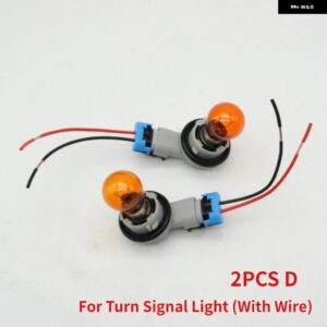 ジープ フロント DRL デイタイム ランニングライト ウィンカーランプ 電球 プラグソケット レネゲード 2014-21 - 2PCS　D