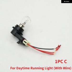 ジープ フロント DRL デイタイム ランニングライト ウィンカーランプ 電球 プラグソケット レネゲード 2014-21 - 1PC　C