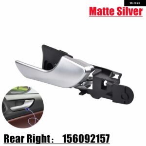 アルファロメオ 156092167 156092165 カーアクセサリーカーインナー インテリアドアハンドル ジュリエッタ ハッチバック バン 2010-2018 - Matte Silver RR