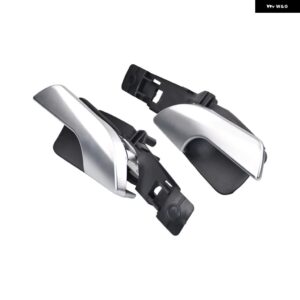 アルファロメオ 156092167 156092165 カーアクセサリーカーインナー インテリアドアハンドル ジュリエッタ ハッチバック バン 2010-2018 - Matte Silver FL FR