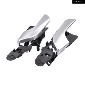 アルファロメオ 156092167 156092165 カーアクセサリーカーインナー インテリアドアハンドル ジュリエッタ ハッチバック バン 2010-2018 - Matte Silver RL RR