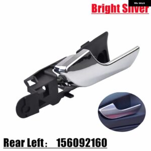 アルファロメオ 156092167 156092165 カーアクセサリーカーインナー インテリアドアハンドル ジュリエッタ ハッチバック バン 2010-2018 - Bright Silver RL