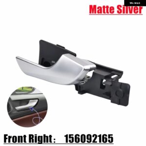 アルファロメオ 156092167 156092165 カーアクセサリーカーインナー インテリアドアハンドル ジュリエッタ ハッチバック バン 2010-2018 - Matte Silver FR