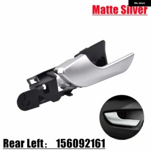 アルファロメオ 156092167 156092165 カーアクセサリーカーインナー インテリアドアハンドル ジュリエッタ ハッチバック バン 2010-2018 - Matte Silver RL