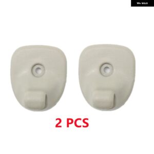 ジープ 5FS40TL2AB ライトタン サン バイザー 保持クリップ グランド チェロキー WJ 2003 2004 2005 - 2pcs