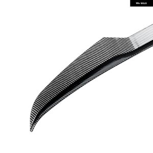 アウディ A3 S3 RS3 8V SLINE ハッチバック 2014-2020 リアルーフ スポイラー ウィンググロスブラック/カーボンテール トランク アッパースプリッターリップ - Carbon Fiber Look