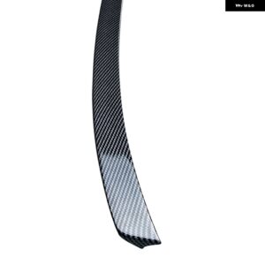 アウディ S4 スタイル リア トランク リッド スポイラー ウィング A4 B9 S4 2017-2024 セダン 4ドア カーボン ルック/グロスブラック - Carbon Fiber Look