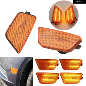 シボレー 2個 LED ダイナミックサイドマーカー ウィンカーライト クルーズディーゼル L LT LTZ セダン 4ドア 2011-15 - Dynamic Orange