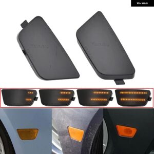 シボレー 2個 LED ダイナミックサイドマーカー ウィンカーライト クルーズディーゼル L LT LTZ セダン 4ドア 2011-15 - Dynamic Smoked