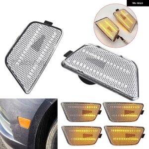 シボレー 2個 LED ダイナミックサイドマーカー ウィンカーライト クルーズディーゼル L LT LTZ セダン 4ドア 2011-15 - Dynamic Crystal