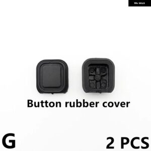 アウディ ブラック 外装ドアハンドル スマートキーレスエントリーセンサー ボタン ゴムカバー 付き Q7 2007-2015 - G