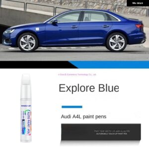 アウディ カスタム A4L ペイント タッチアップ ペン キット - スクラッチ修復車スクラッチリムーバー ブラシ付き DIY オートアクセサリー - Exploring Blue LX5C