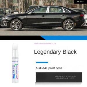 アウディ カスタム A4L ペイント タッチアップ ペン キット - スクラッチ修復車スクラッチリムーバー ブラシ付き DIY オートアクセサリー - Legend black LY9T