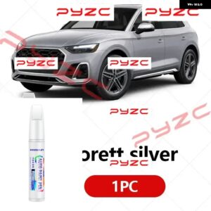 アウディ Q5 2008-2025 8R FY ペイントタッチアップペンキット - スクラッチ修復車スクラッチリムーバー ブラシ付き DIY オートアクセサリー - florett silver