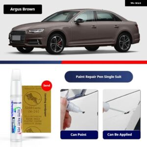 アウディ A4L ペイントペンブラック A3 グレイシャーホワイトアイビスホワイト A6L スカイクラウドグレー Q5L A4 Q3 Q5 Q2L ペイント - 1
