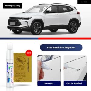 シボレー TRAX ペイントタッチアップペンキット ペイントスクラッチ修復 スクラッチリムーバーペイントリペアセット自動車アクセサリー - Morning Sky Gray