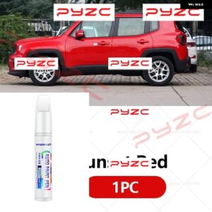 ジープ レネゲード 2014-2025 BU ペイントタッチアップペンキット - スクラッチ修復車スクラッチリムーバー ブラシ付き DIY オートアクセサリー - Sunset　Red