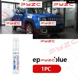 ジープ レネゲード 2014-2025 BU ペイントタッチアップペンキット - スクラッチ修復車スクラッチリムーバー ブラシ付き DIY オートアクセサリー - Deep　sea　blue