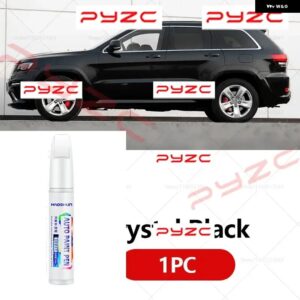 ジープ グランド チェロキー 1992-2025 ZJ ペイント タッチアップ ペンキット - スクラッチ修復車スクラッチリムーバー ブラシ付き DIY オートアクセサリー - Crystal　Black