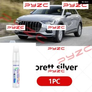 アウディ Q3 2011-2025 8U F3 ペイントタッチアップペンキット - スクラッチ修復車スクラッチリムーバー ブラシ付き DIY オートアクセサリー - florett silver