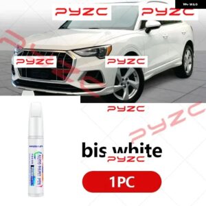 アウディ Q3 2011-2025 8U F3 ペイントタッチアップペンキット - スクラッチ修復車スクラッチリムーバー ブラシ付き DIY オートアクセサリー - Ibis White