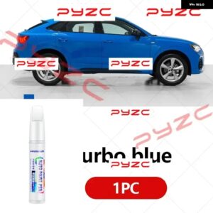 アウディ Q3 2011-2025 8U F3 ペイントタッチアップペンキット - スクラッチ修復車スクラッチリムーバー ブラシ付き DIY オートアクセサリー - turbo blue