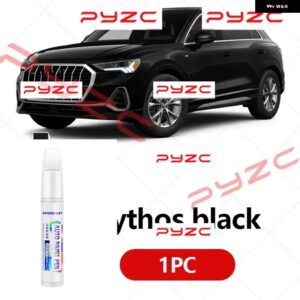 アウディ Q3 2011-2025 8U F3 ペイントタッチアップペンキット - スクラッチ修復車スクラッチリムーバー ブラシ付き DIY オートアクセサリー - mythos black