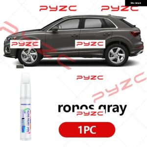 アウディ Q3 2011-2025 8U F3 ペイントタッチアップペンキット - スクラッチ修復車スクラッチリムーバー ブラシ付き DIY オートアクセサリー - chronos gray