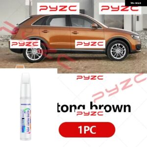 アウディ Q3 2011-2025 8U F3 ペイントタッチアップペンキット - スクラッチ修復車スクラッチリムーバー ブラシ付き DIY オートアクセサリー - gutong brown