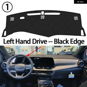 シボレー エクイノックス 2025 2026 2027 インテリア アクセサリー自動車 ダッシュボード カバー ダッシュマットボードパッド カーペ - Left Hand Black