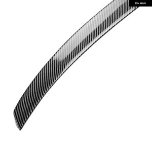 アウディ S5 スタイル リア トランク リッド スポイラー ウイング リップ A5 F5 スポーツバック 4ドア 2017-2024 カーボンルック/グロスブラック - Carbon Fiber Look