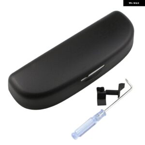 アウディ サングラス ボックス サン バイザー ケース ホルダー クリップ 収納 袋ケース A1 A3 A4 A5 A6 A7 A8 Q3 Q5 2012-2022 アクセサリー - black