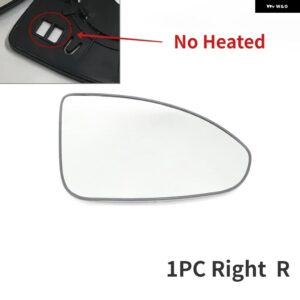 シボレー クルーズ 2009-2014 車サイドバックミラー ガラス レンズ 加熱付き - Right RH no heated