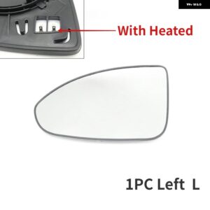 シボレー クルーズ 2009-2014 車サイドバックミラー ガラス レンズ 加熱付き - Left LH with heated