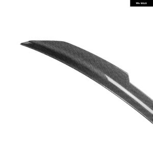 アウディ PSM スタイル リア トランク リッド スポイラー ウィング A5 8T 4ドア スポーツバック 2007-2016 カーボン ルック/グロスブラック テール スプリッ - Carbon Fiber Look