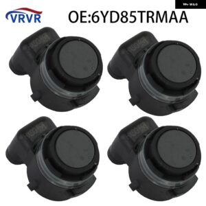 ジープ 6YD85TRMAA PDC パーキング センサー 6YD85TRMAB 6MK25TZZAA 6YD85TRMAA ダッジ クライスラー - 4pcs　black