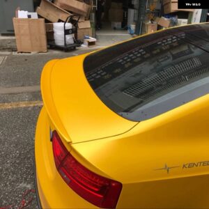 アウディ A5 4ドア 2009-16 ABS プラスチック 未塗装プライマーカラー リア トランク ルーフ ウイング スポイラー - Pearl White